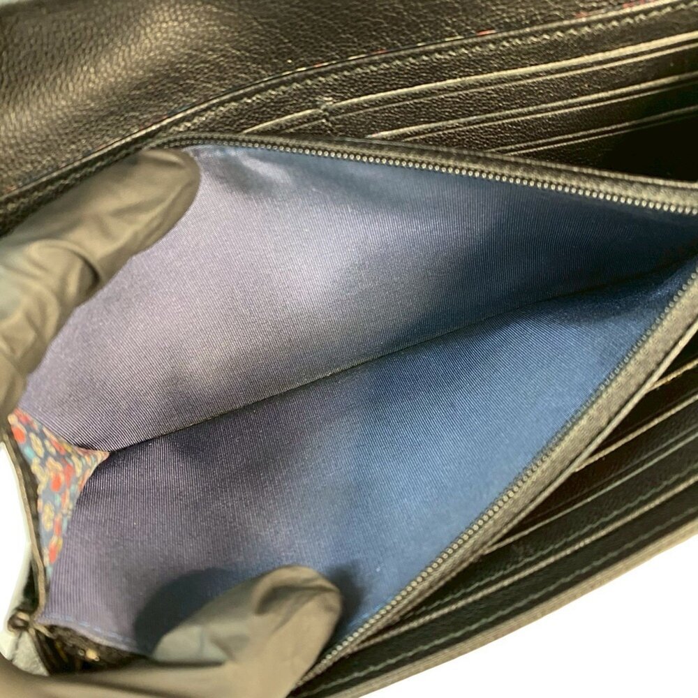 CHANEL Black Leather Logo Wallet - Picture 10 of 10